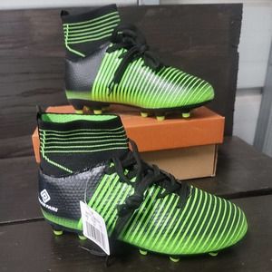 New Size 1 Youth High Top Football Shoes Soccer Cleats